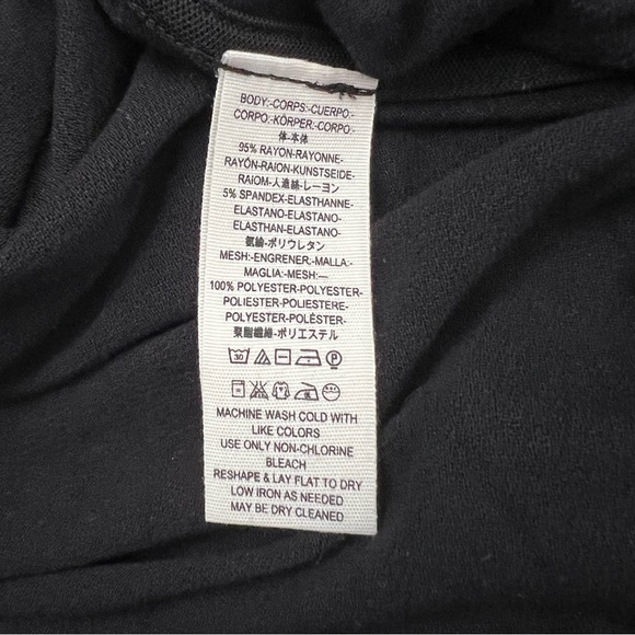 We the Free Save Tonight Mesh Black Long Sleeve Top - Picture 8 of 11